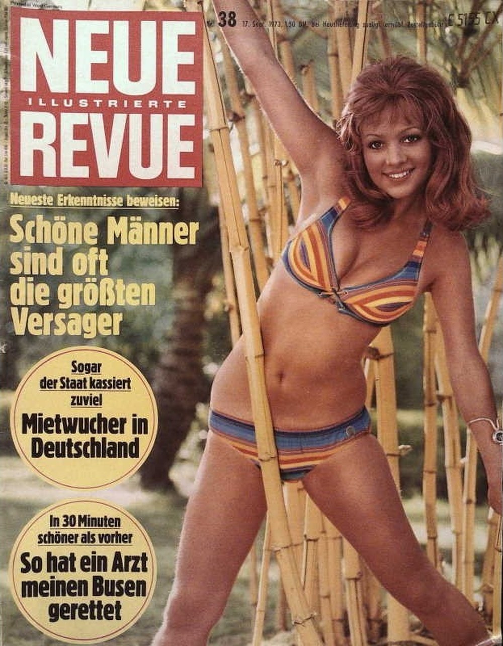 Neue Revue Magazin Deutschland 1973-38 1970er Mode Bikini-Model Mietwucher Deutschland