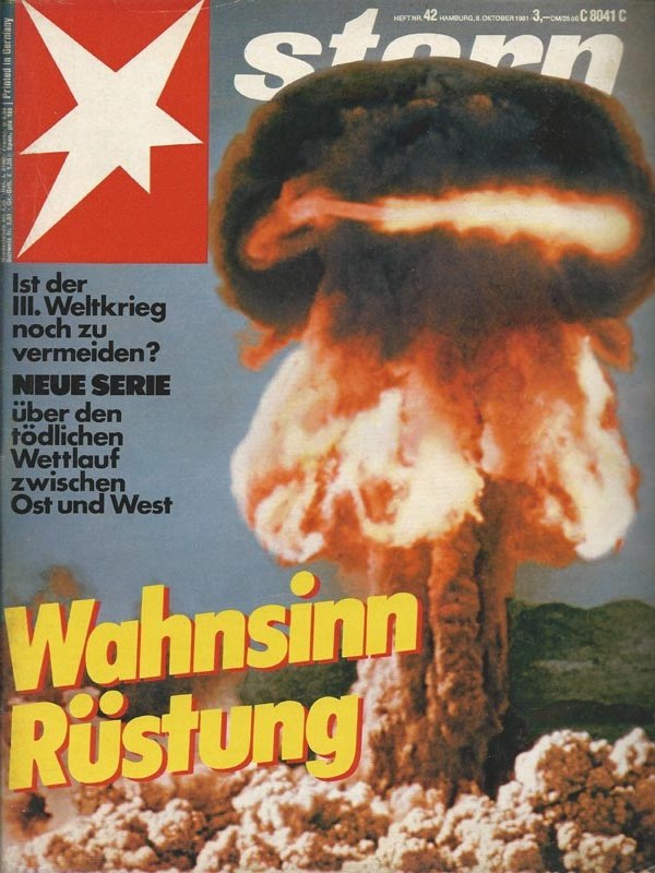 Stern Magazin Deutschland 1981-42 Atomwaffen Wettrüsten Kalter Krieg
