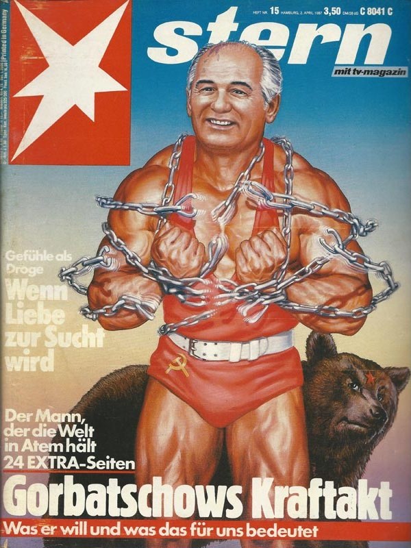 Stern Magazin Deutschland 1987-14 Mikhail Gorbachev