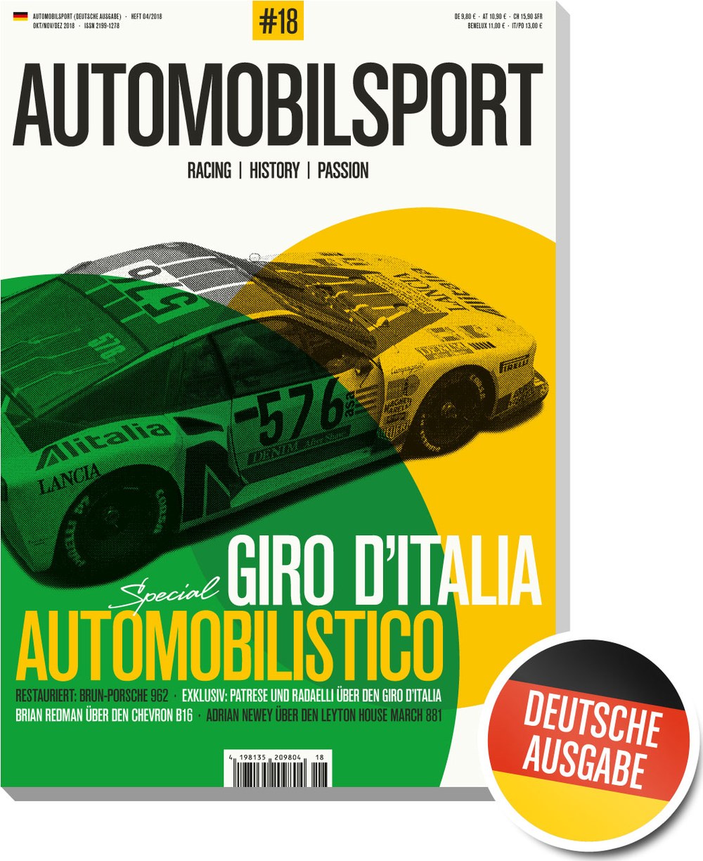 Automobilsport Magazin Deutschland 2018-04 Riccardo Patrese Brian Redman Adrian Newey Radaelli