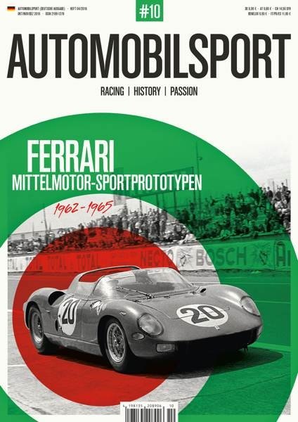 Automobilsport Magazine Germany 2016-04 Ferrari Original Print Issue