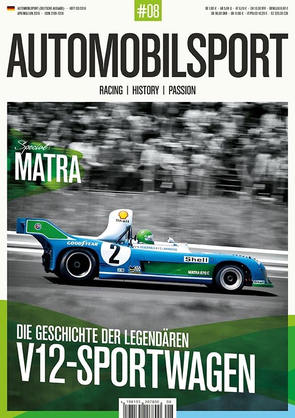 Automobilsport Revista Alemanha 2016-02 Matra Edição original