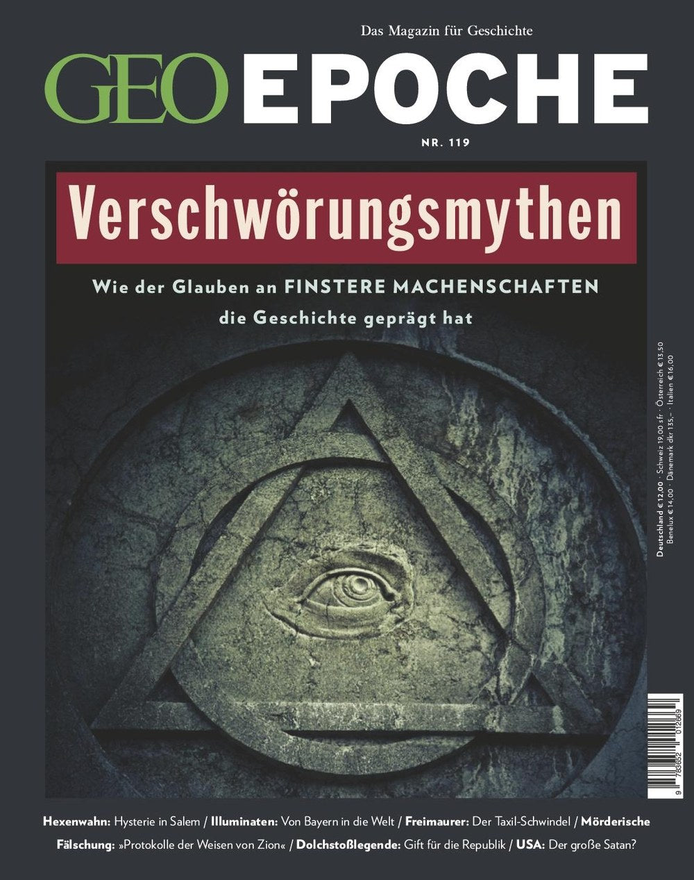 Geo Epoche Magazin Deutschland 2023-119 Verschwörungsmythen Finstere Machenschaften Hexenwahn