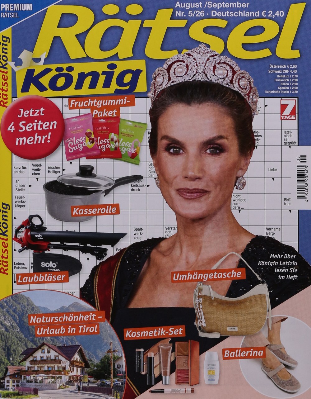Rätsel König Magazin Deutschland 2026-05 Letizia