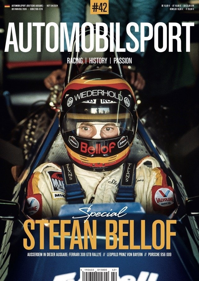 Automobilsport Revista Alemanha 2024-42 Stefan Bellof Leopold Prinz Von Bayern Edição original