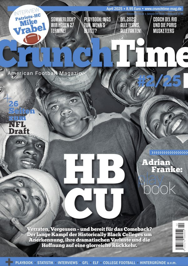 Crunchtime Magazin Deutschland 2025-02 Mike McDaniel Adrian Franke New England Patriots Dallas Cowboys Detroit Lions