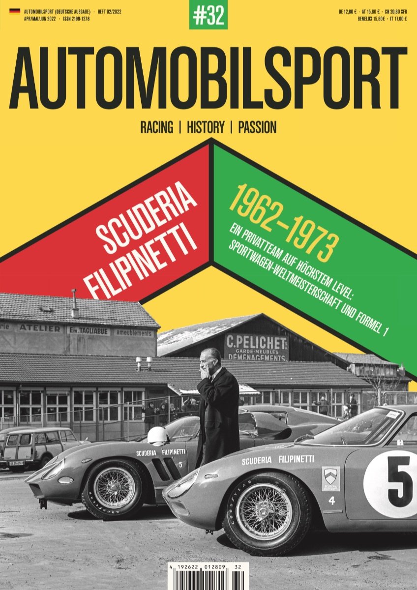 Automobilsport Magazine Germany 2022-32 Georges Filipinetti Scuderia Filipinetti Original Print Issue