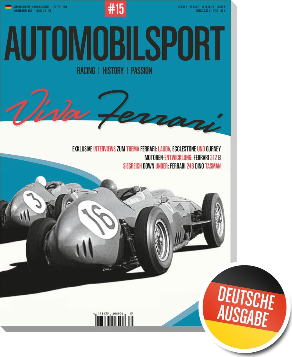 Automobilsport Magazin Deutschland 2018-01 Ferrari Niki Lauda Bernie Ecclestone Dan Gurney