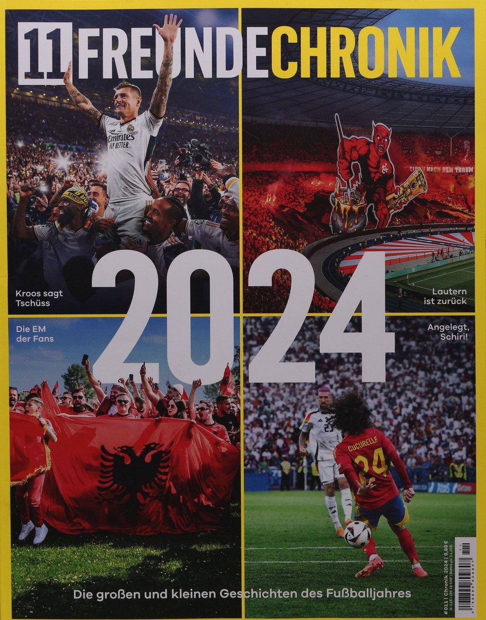 11 Freunde Chronik Magazin Deutschland 2024-11 Toni Kroos Marc Cucurella