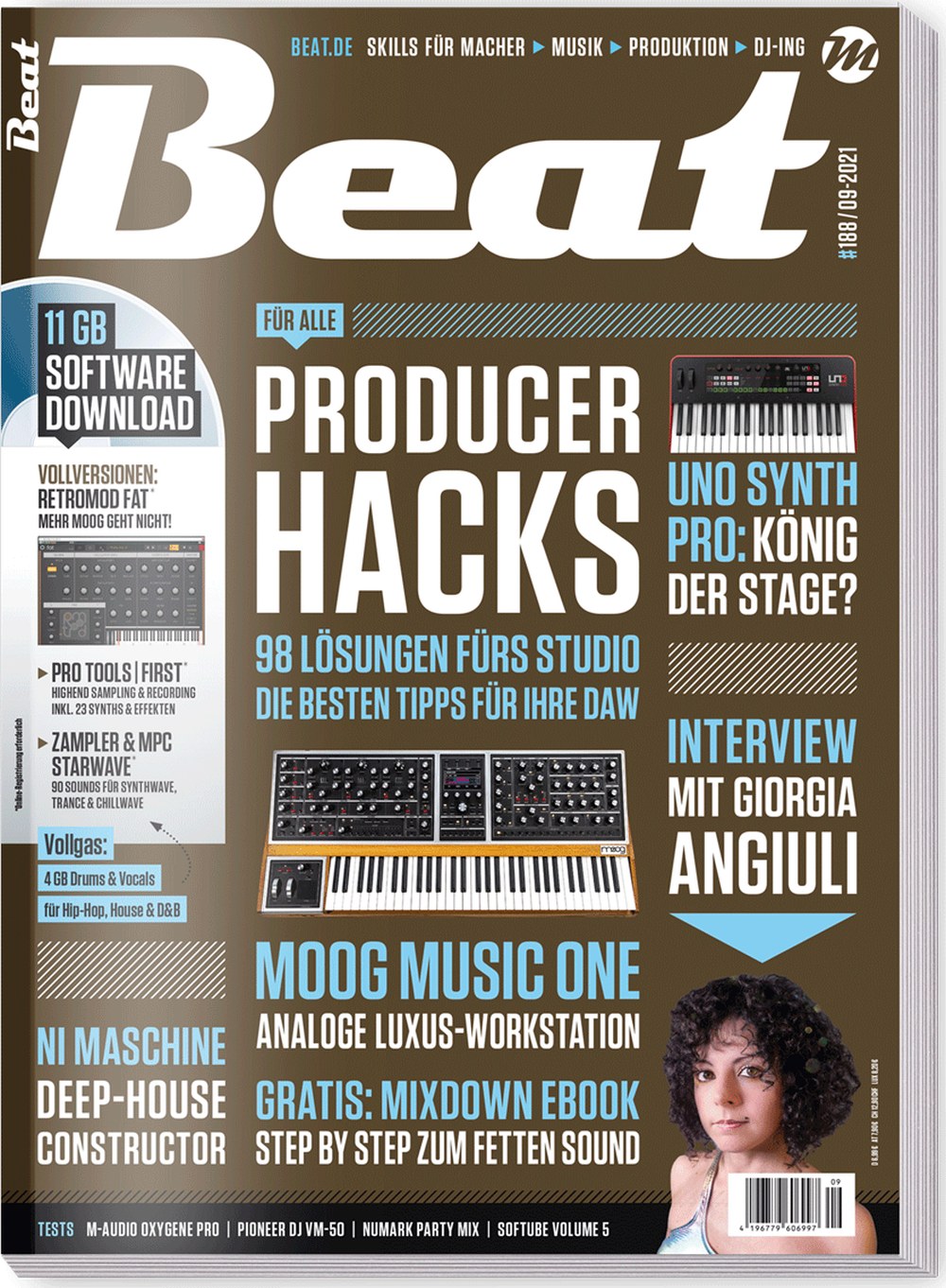 Beat Magazin Deutschland 2021-09 Giorgia Angiuli Moog Music Native Instruments