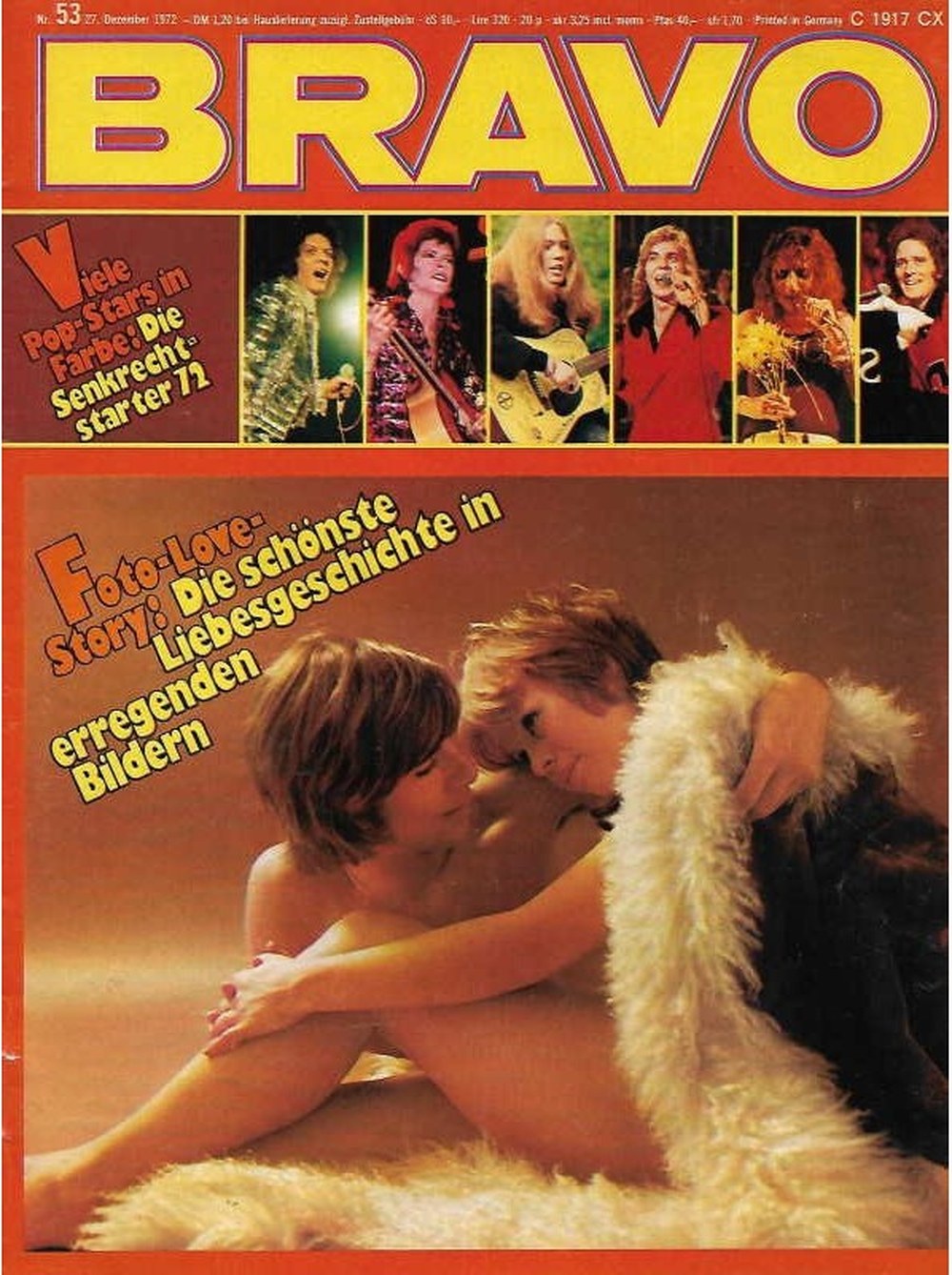 Bravo Magazin Deutschland 1972-53 Michael Jackson David Bowie Rod Stewart