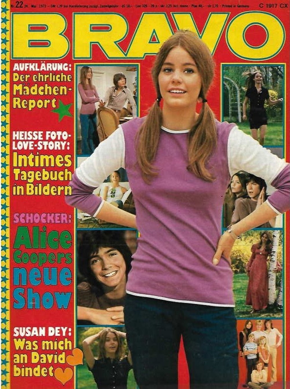 Bravo Magazin Deutschland 1973-22 Susan Dey Alice Cooper David Cassidy
