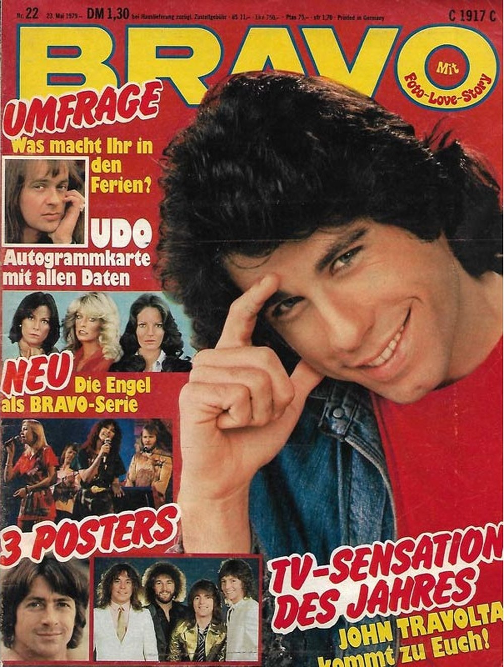 Bravo Magazin Deutschland 1979-22 John Travolta Udo Lindenberg Charlie's Angels