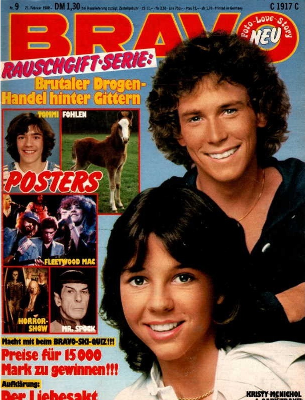 Bravo Magazin Deutschland 1980-09 Kristy McNichol Jimmy McNichol Mr. Spock Fleetwood Mac