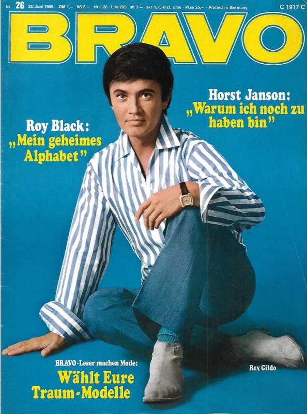 Bravo Magazin Deutschland 1969-26 Rex Gildo Roy Black Horst Janson