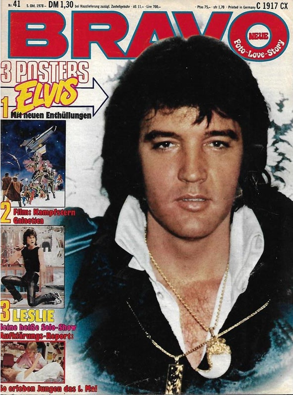 Bravo Magazin Deutschland 1978-41 Elvis Presley Leslie