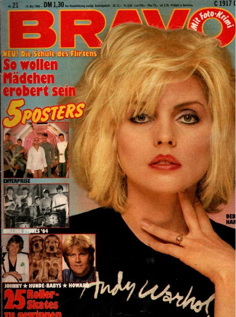 Bravo Magazin Deutschland 1980-21 Debbie Harry Andy Warhol Howard Carpendale Johnny Logan Rolling Stones