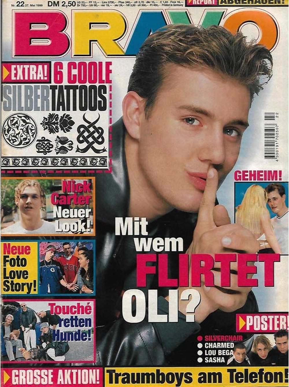 Bravo Magazin Deutschland 1999-22 Oli Petszokat Nick Carter Lou Bega Sasha Silverchair