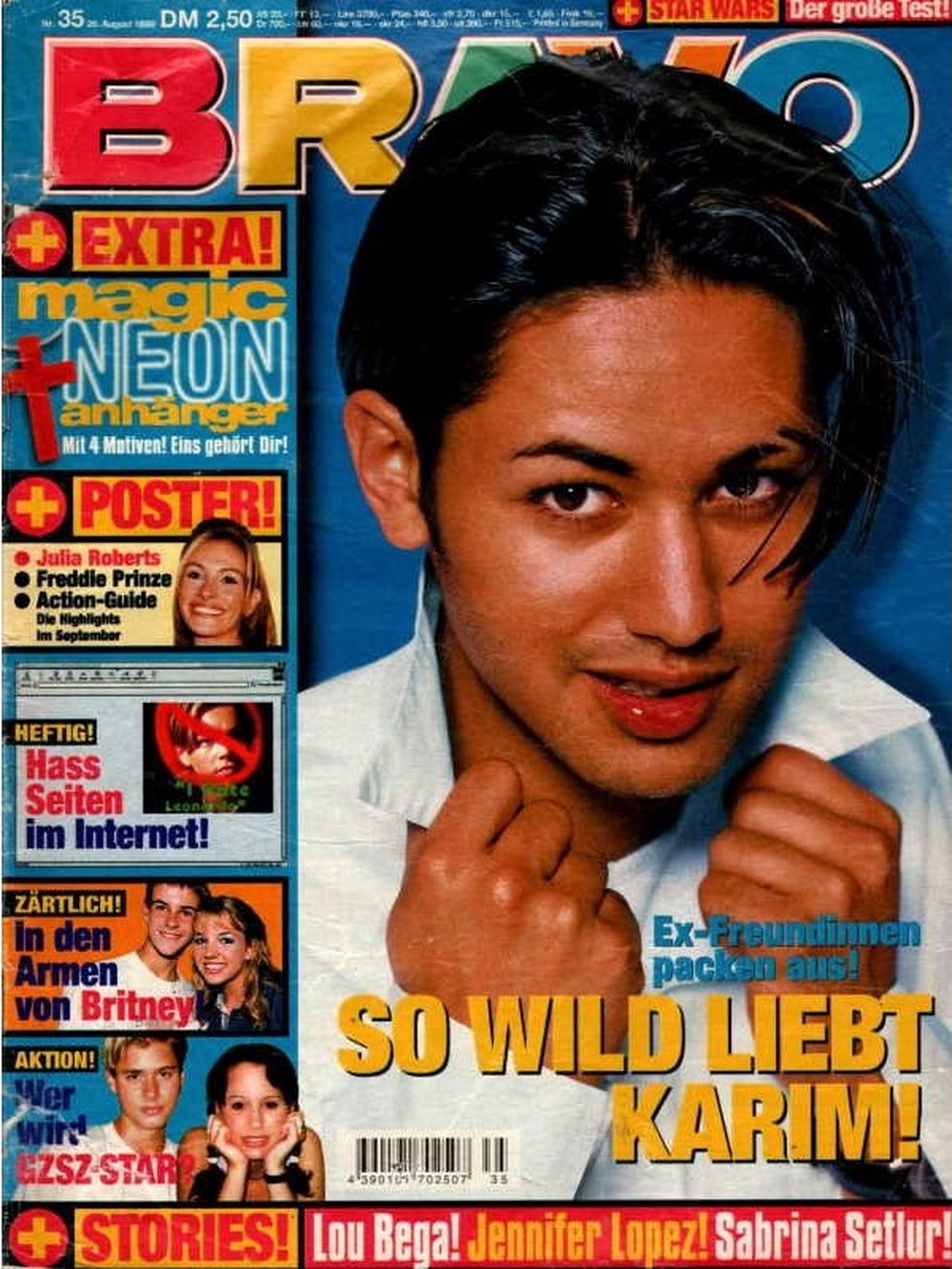 Bravo Magazin Deutschland 1999-35 Karim Maataoui Julia Roberts Freddie Prinze Jr. Britney Spears Lou Bega