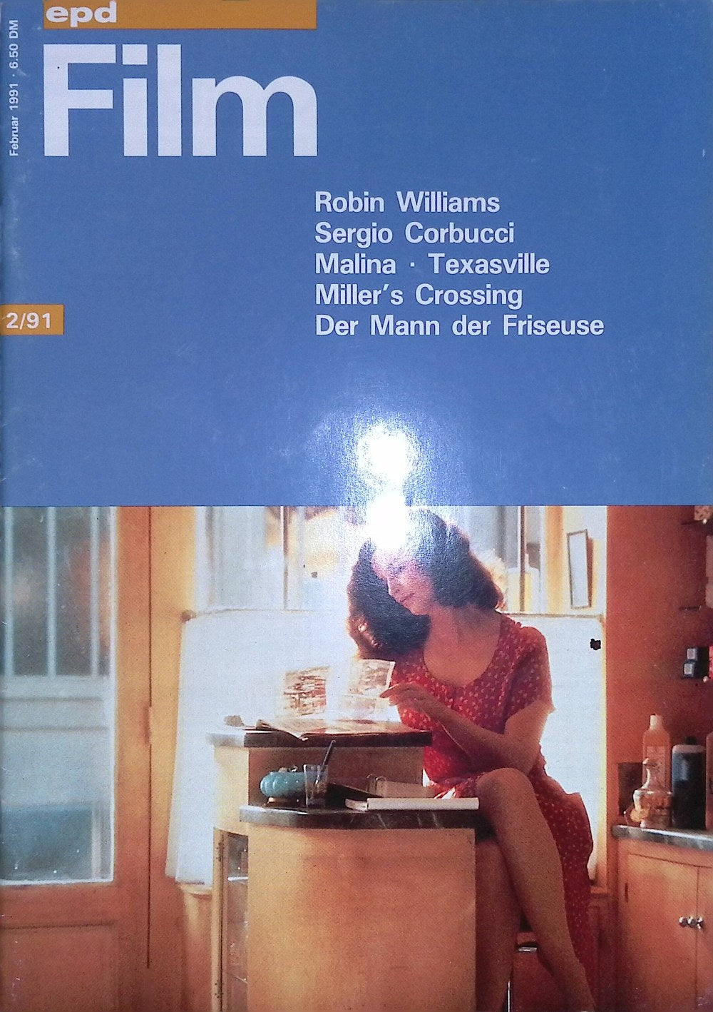 EPD Film Magazin Deutschland 1991-02 Anna Galiena Robin Williams Sergio Corbucci