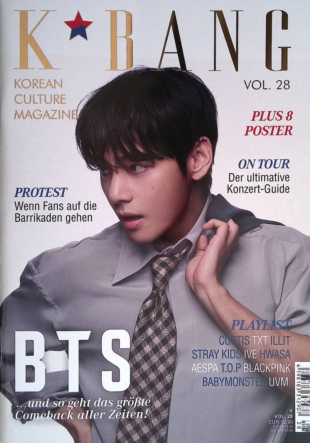 K*Bang Magazin Deutschland 2026 #28 V BTS Stray Kids IVE Aespa + Poster