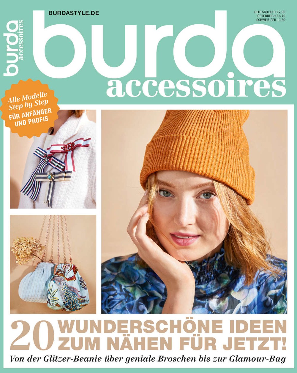 Burda Magazin Deutschland 2020-02 Accessoires Nähen Beanie