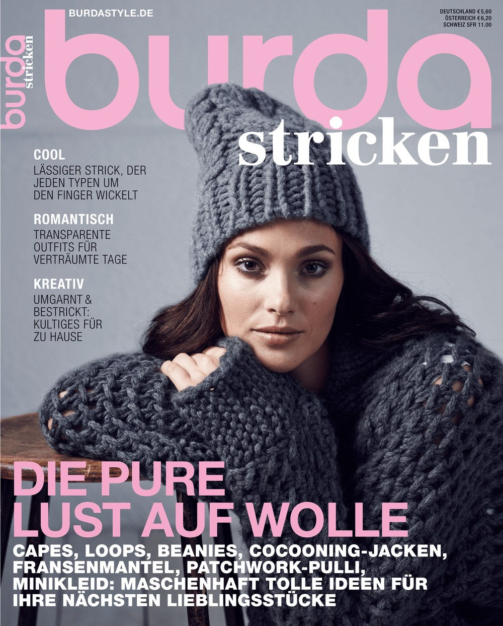 Burda Stricken Magazin Deutschland 2013-01 Stricken Wolle Strickmode