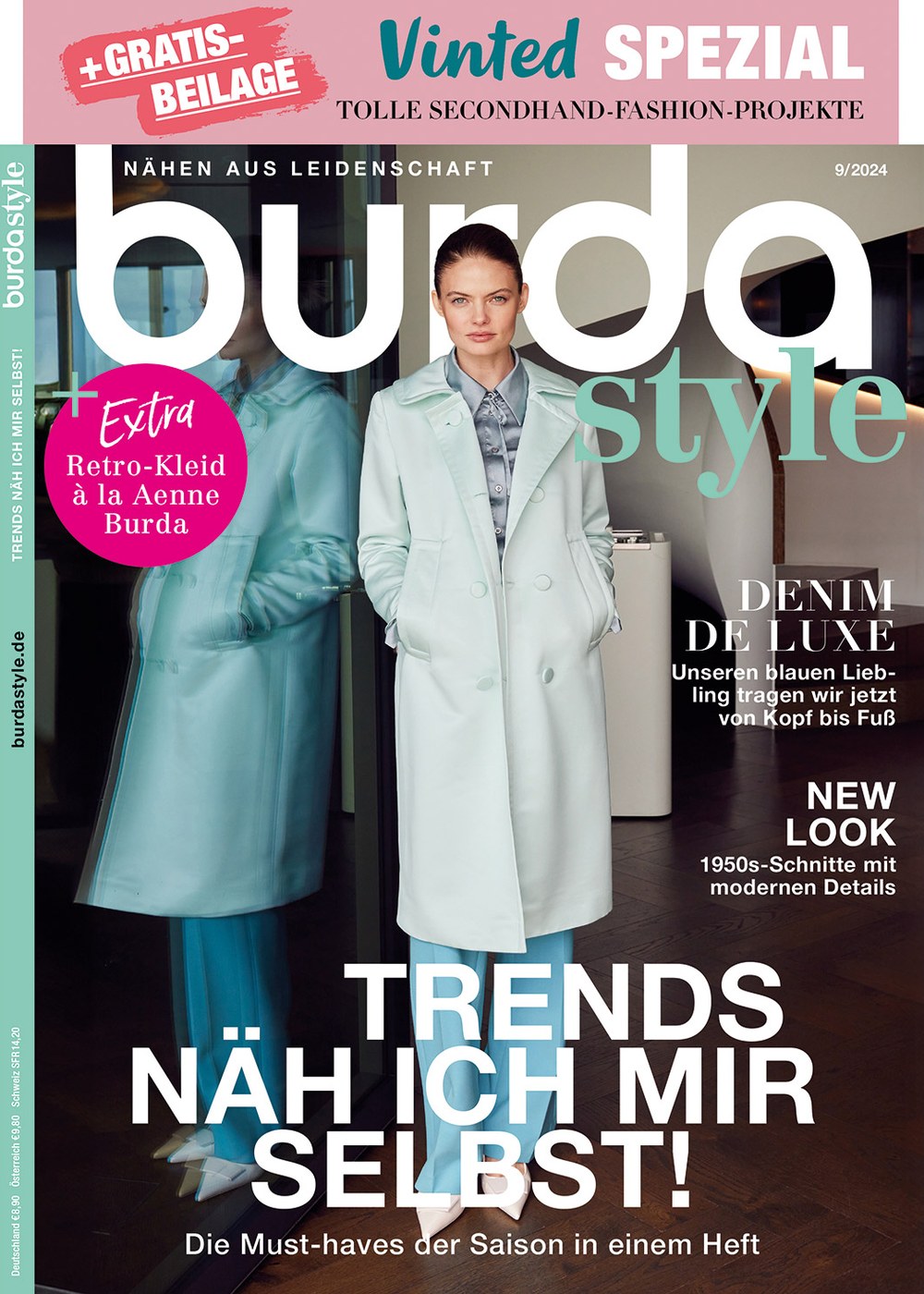 Burda Style Magazin Deutschland 2024-09 Nähen Modetrends DIY-Mode