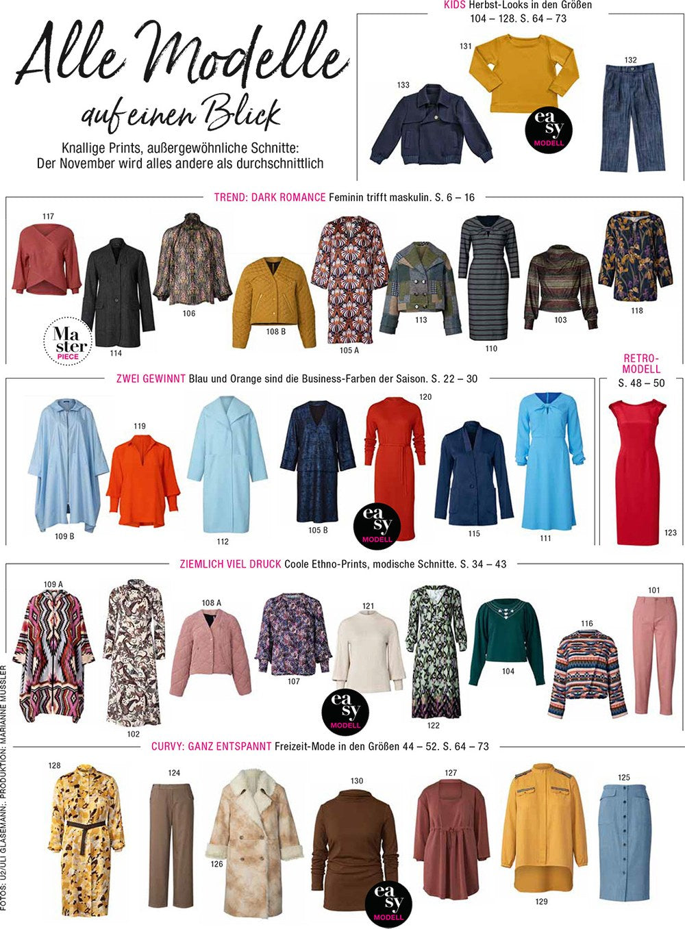 Burda Style Revista Alemanha 2022-11 Edição original