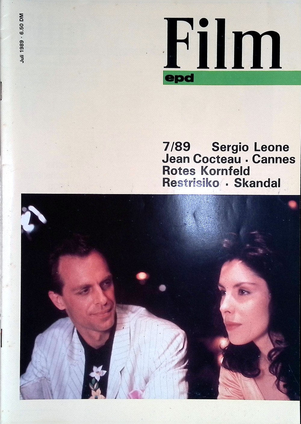 EPD Film Magazin Deutschland 1989-07 Valentina Vargas Keith Carradine Sergio Leone Jean Cocteau