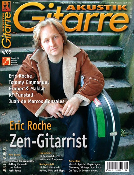 Akustik Gitarre Magazine Germany 2005-04 Eric Roche Tommy Emmanuel Juan De Marcos Gonzales Gruber & Maktar KT Tunstall Original Print Issue