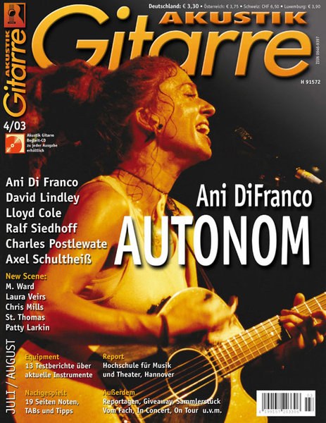 Akustik Gitarre Tijdschrift Duitsland 2003-04