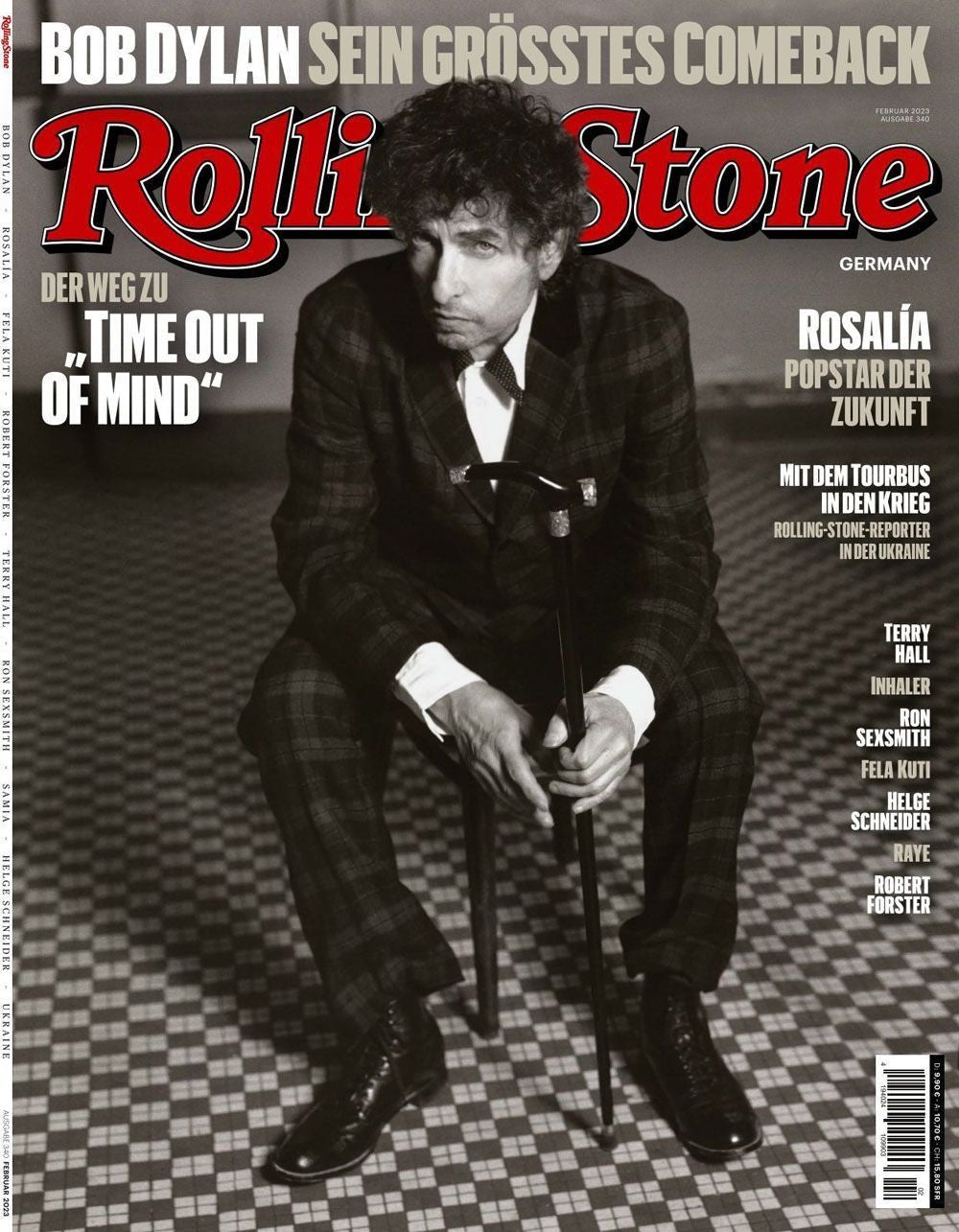 Rolling Stone Magazine Germany 2023-02 Bob Dylan Original Print Issue