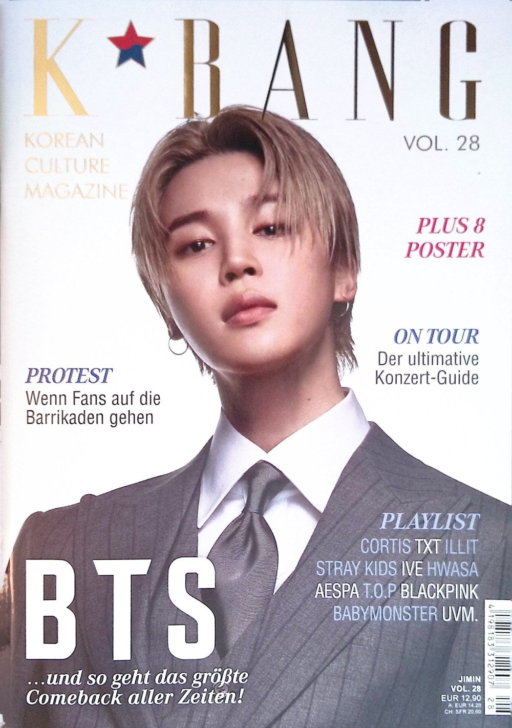 K*Bang Magazin Deutschland 2026 #28 Jimin BTS Cortis TXT Illit Stray Kids + Gimmick + Poster