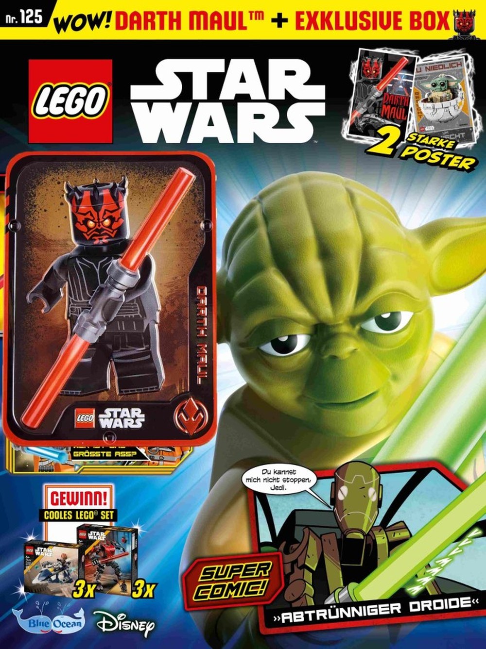 Lego Star Wars Magazin Deutschland 2025-125 Yoda Darth Maul