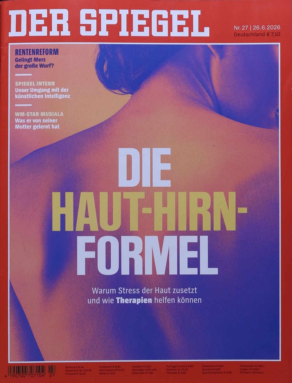 Der Spiegel Magazin Deutschland 2026-27 Friedrich Merz Jamal Musiala