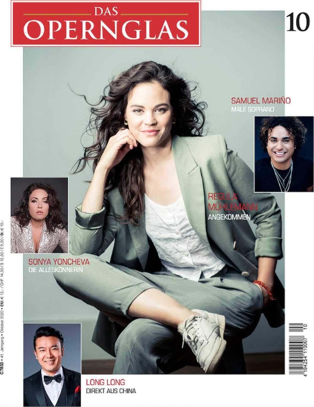 Das Opernglas Magazin Deutschland 2020-10 Regula Mühlemann Sonya Yoncheva Samuel Mariño Long Long