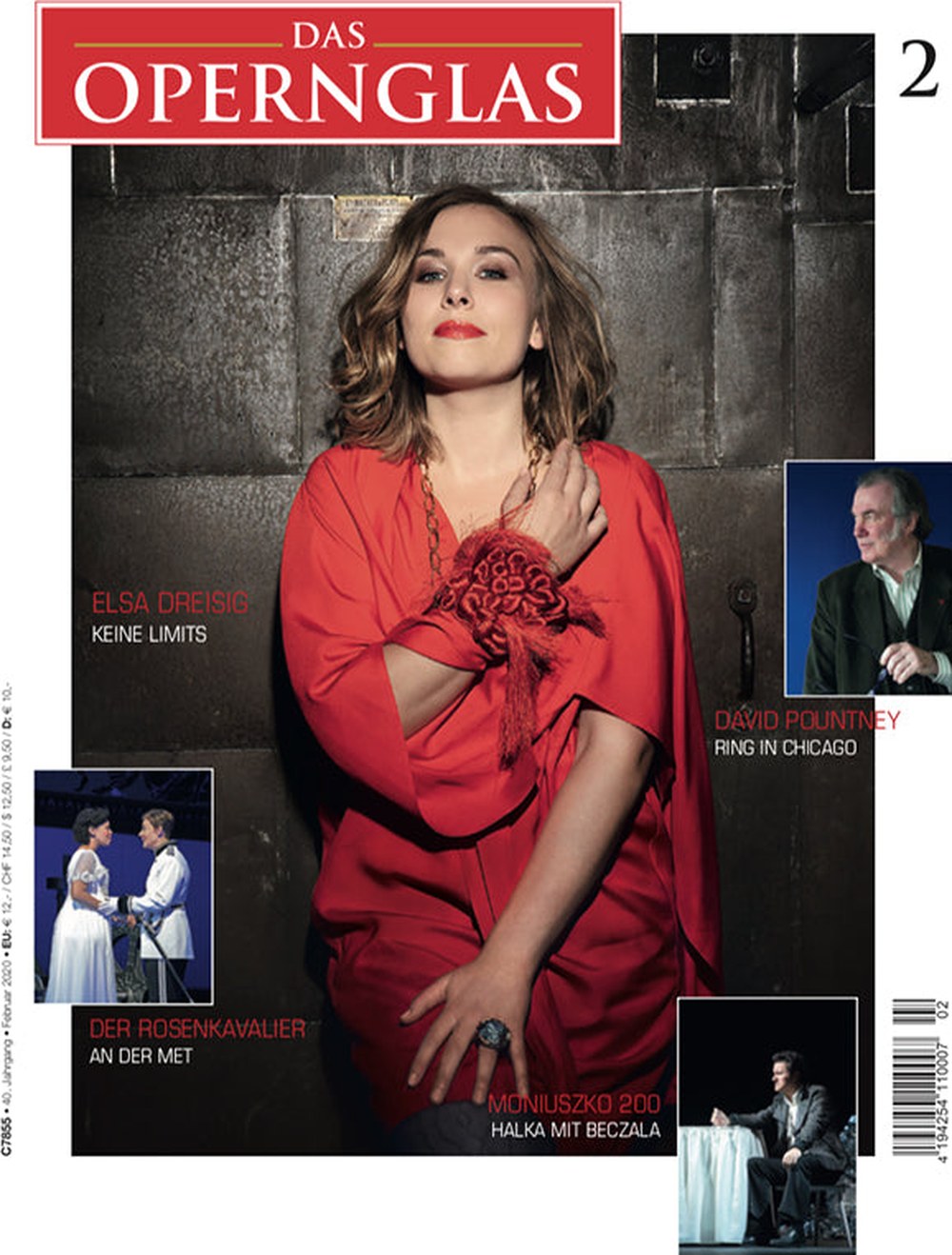 Das Opernglas Magazin Deutschland 2020-02 Elsa Dreisig David Pountney Piotr Beczała