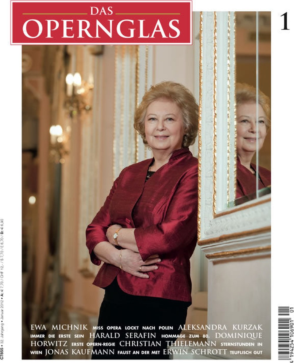 Das Opernglas Magazin Deutschland 2012-01 Ewa Michnik Aleksandra Kurzak Harald Serafin Dominique Horwitz Christian Thielemann