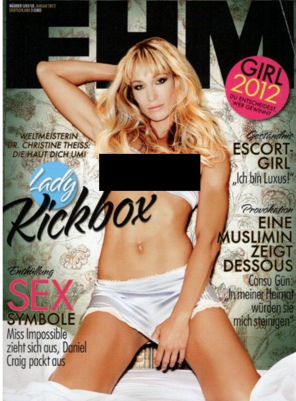 FHM Pocket Magazin Deutschland 2012-01 Christine Theiss Paula Patton Cansu G #134