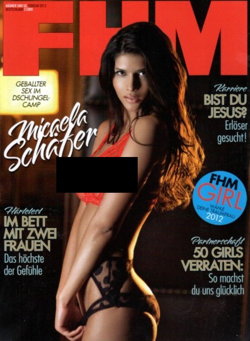 FHM Pocket Magazin Deutschland 2012-02 Micaela Schäfer Nikki Gray Olga Fonda #135