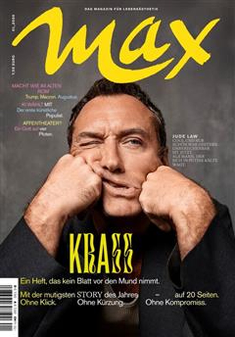 Max Magazin Deutschland 2026-01 Jude Law