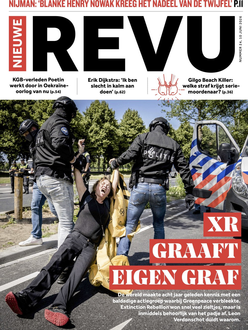 Nieuwe Revu Magazin Niederlande 2026-24 Leon Verdonschot Erik Dijkstra Extinction Rebellion