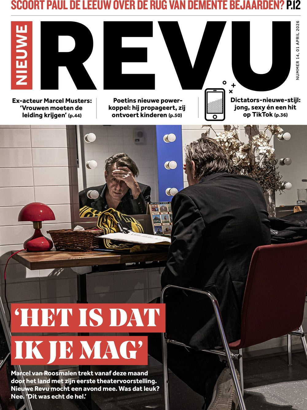 Nieuwe Revu Magazin Niederlande 2026-14 Marcel Van Roosmalen Paul De Leeuw Marcel Musters