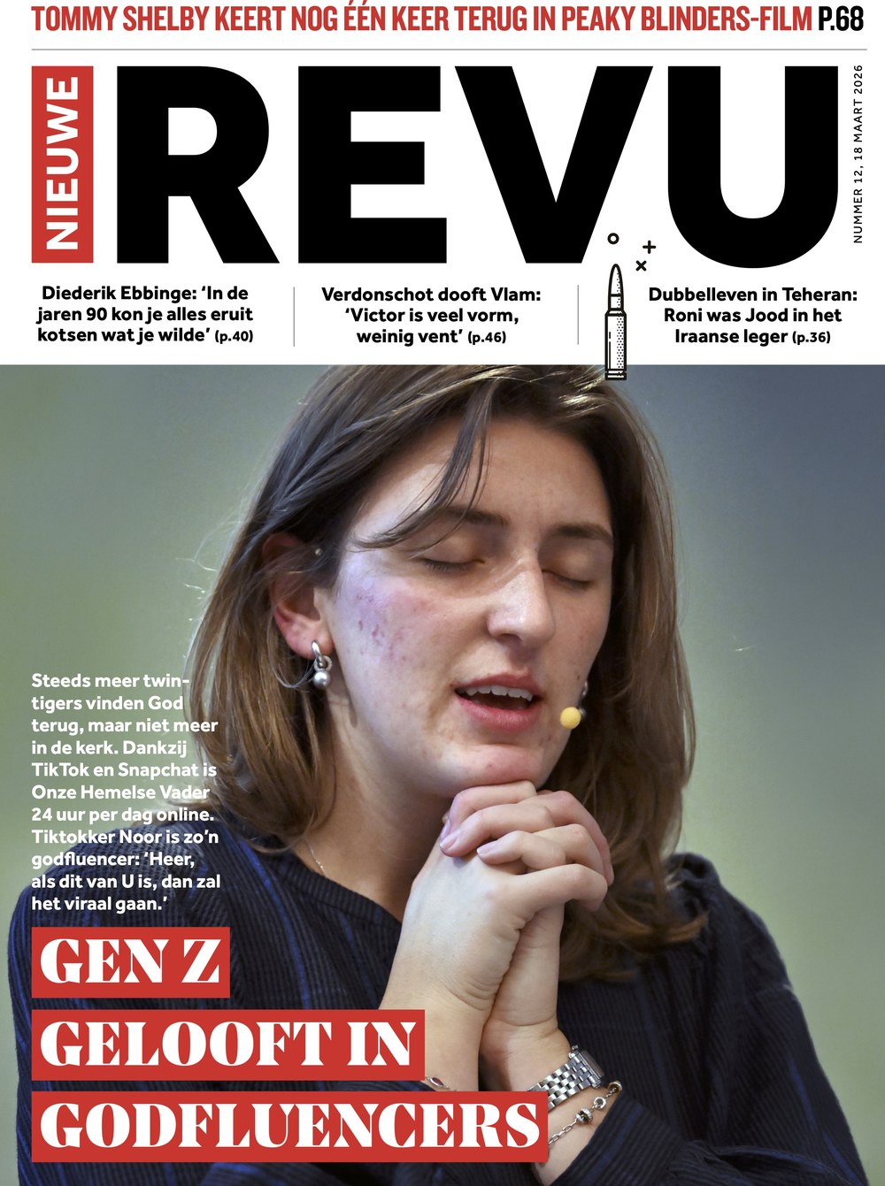 Nieuwe Revu Magazin Niederlande 2026-12 Tommy Shelby Diederik Ebbinge Victor Verdonschot