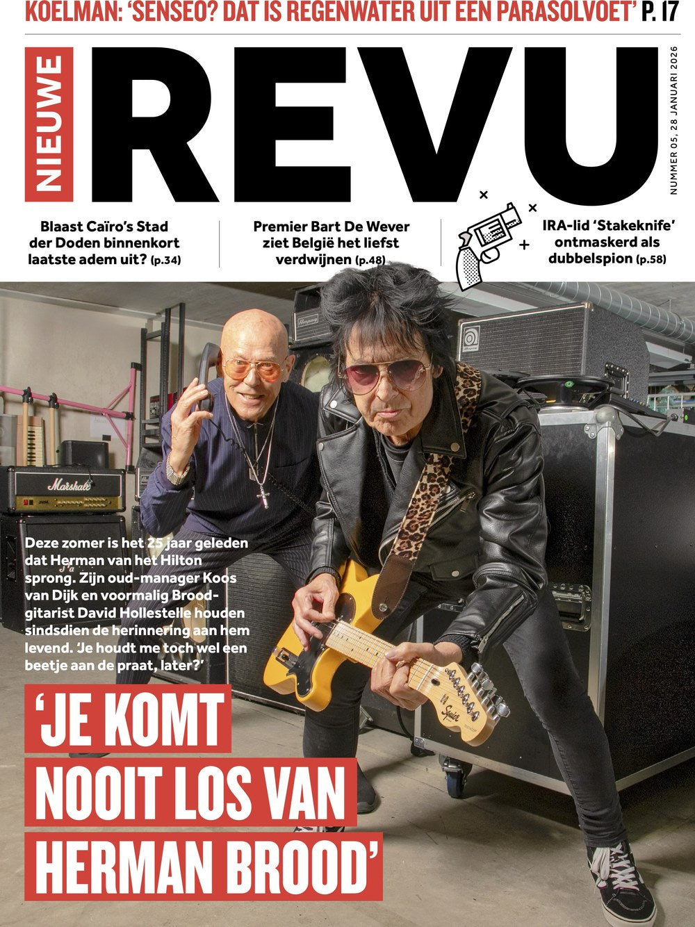 Nieuwe Revu Magazin Niederlande 2026-05 Herman Brood Koos Van Dijk David Hollestelle Bart De Wever IRA