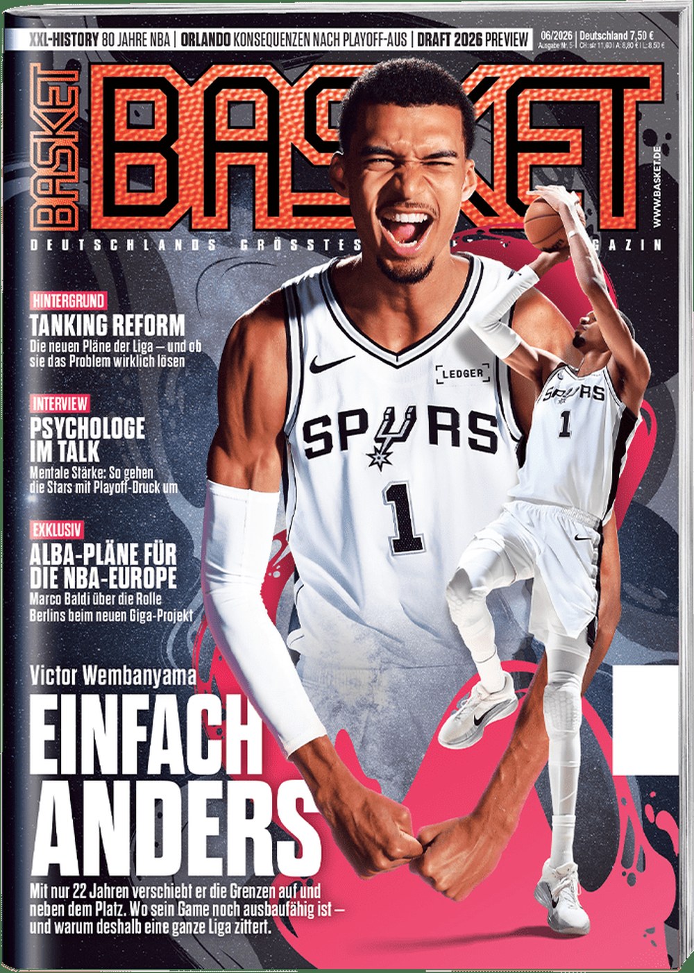 Basket Magazin Deutschland 2026-06 Victor Wembanyama Alba Berlin