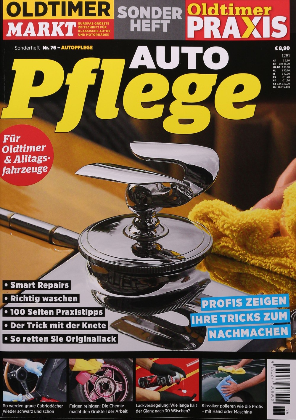 Oldtimer Markt Magazin Deutschland 2025-76 Klassische Autopflege Autopflege Oldtimer-Fahrzeugwartung