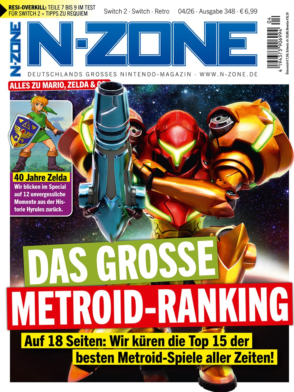 N-Zone Magazin Deutschland 2026-04 Samus Aran
