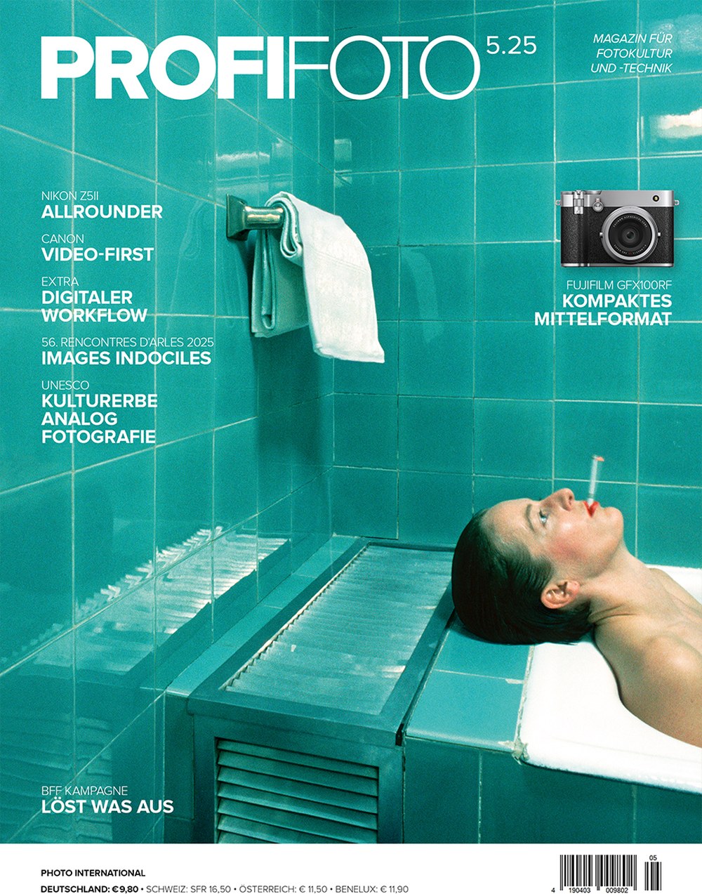 ProfiFoto Magazin Deutschland 2025-05 Professionelle Fotografie Nikon Z5II Kameratest Canon Video-first Technology